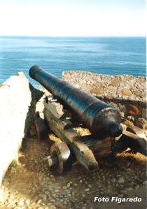 antiguo cañon contra piratas. Foto Figaredo, Gijón