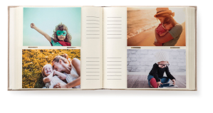 fotos en álbum con notas. Foto Figaredo, Gijón.