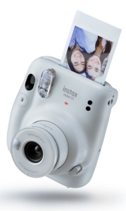 cámara instantánea blanca