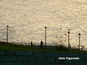 Atardecer en Gijón. Foto Figaredo, Gijón