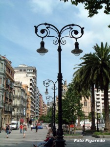 Calle Covadonga. Foto Figaredo, Gijón