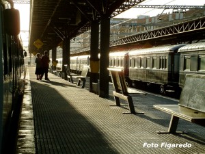 Antigua estación de El Humedal. Foto Figaredo, Gijón